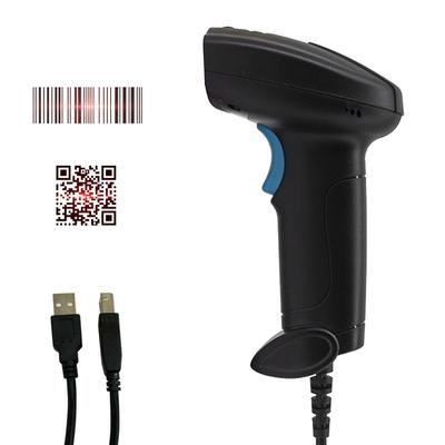 1D-2D-Barcode-Scanner, tragbarer USB-Wirelss-Barcode-Leser, manueller Auslöser/automatisches kontinuierliches Scannen