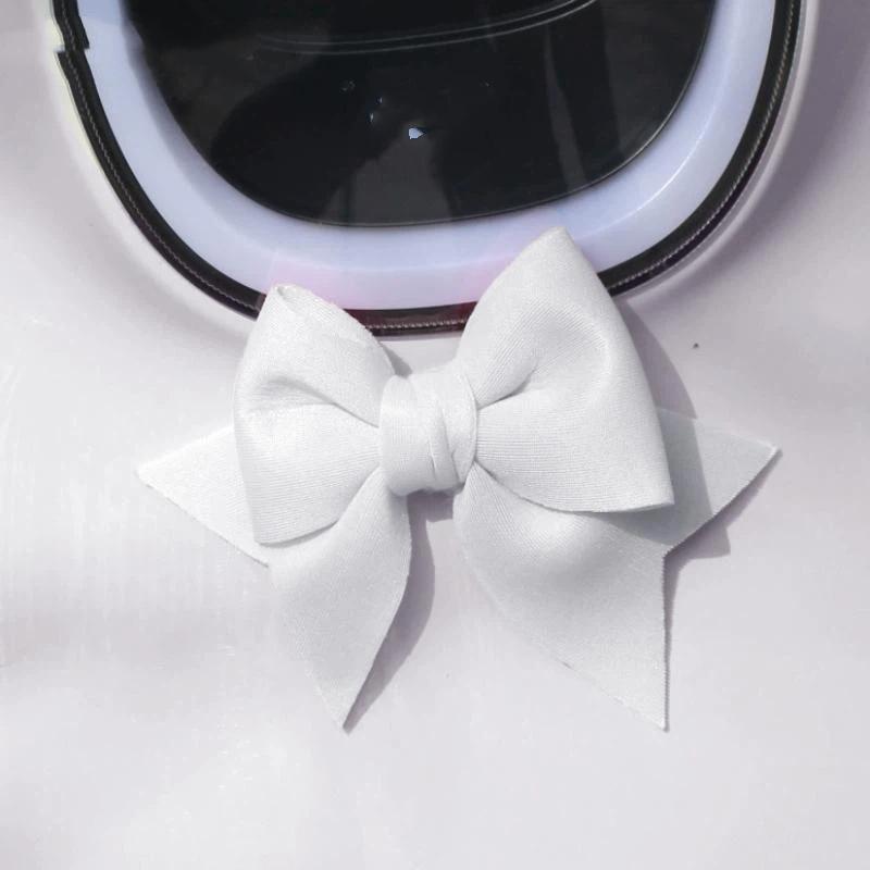 Motorcycle Helmet Ornaments Electric Bike Helmet Bow Style Bowknot For Car Body Decoration Accessories For Girls