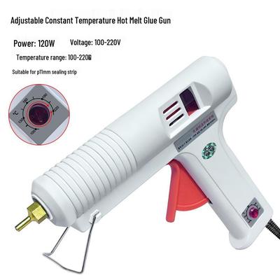 Adjustable Temperature Hot Melt Glue Gun - Super Sticky Electric Handmade Glue Gun with 11mm Glue Sticks