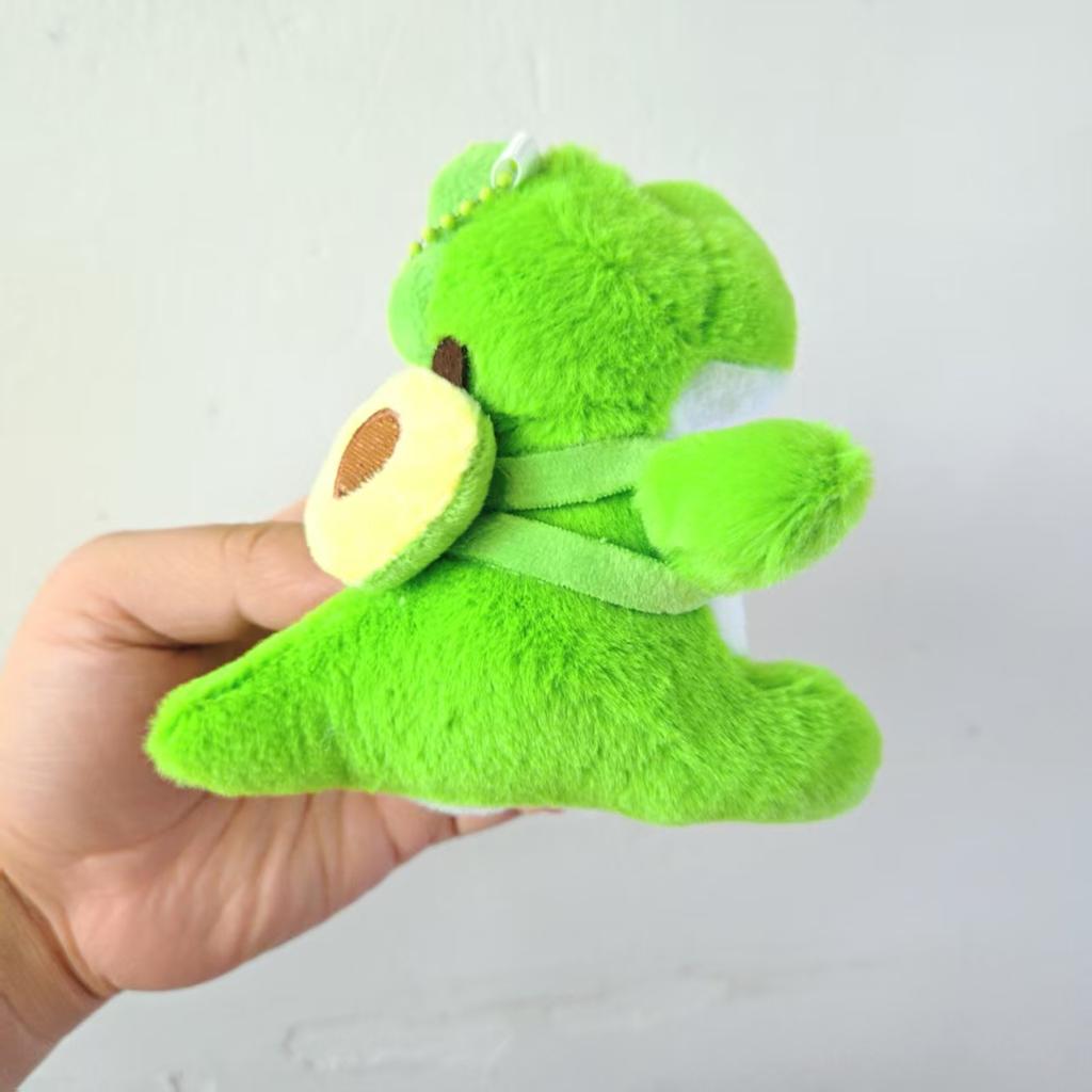 Roztomilý zelený dinosaurus plyšový přívěsek na klíče měkké plyšové zvířátko přívěsek na tašku klíčenka Kawaii panenka dárek pro dívky chlapce ženy