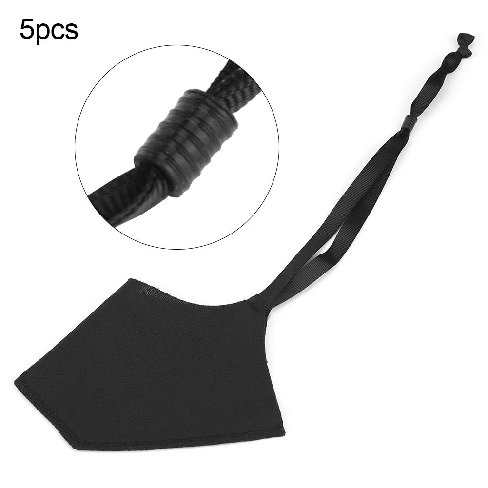 

5PCS Black Air Layer Fabric Pet Dog Anti Dust Anti Fog Face Respiratory Mouth Muffle(L )