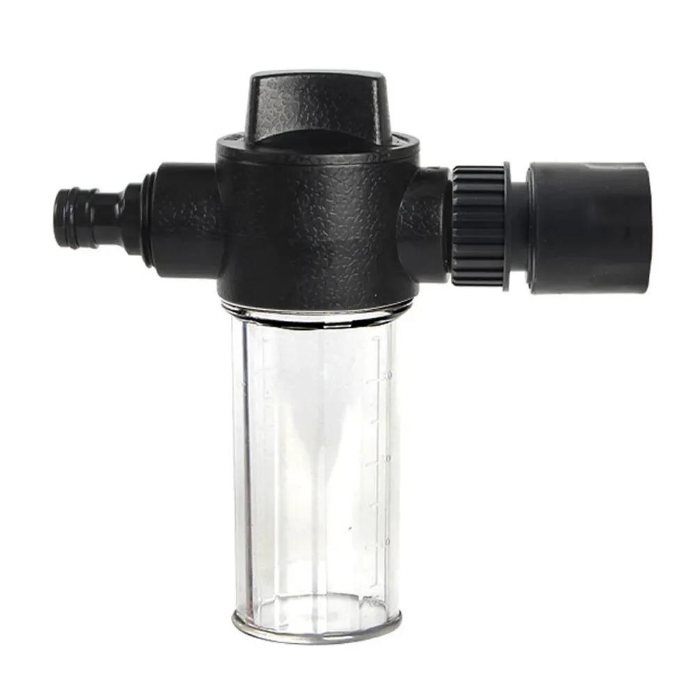 New ABS Plastic Car Washer Foam Pot Black Multifunctional Car Washing Lance Clean Sprayer 100ml Car Wash Foamer Bottle Car
