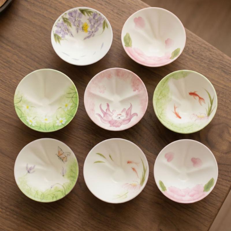 Painted Lucky Gourd Teacup