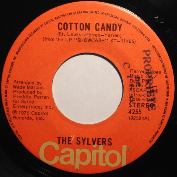 

7inch Record SYLVERS - Cotton Candy 4255 Capitol Records 1975 Canada Soul/Funk Used