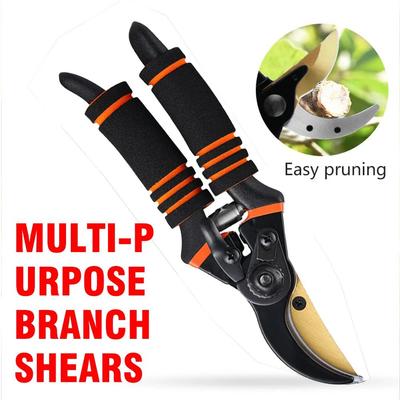 Garden Pruning Shears Heavy Duty Gardening Scissors Sharp Branch Cutter Fruit Tree Shears Plant Trimming Tool Garden Tool