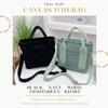 Tote Bag Shoulder Bag for Women Canvas Mini Tote Bag Lunch Bag Handbag Sub Mini Bag [KakiKhaki] Mother's (Army Green)