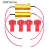 Newest 50W 6 ohm Load Resistor Fix LED Bulb Fast Hyper Flash Turn Signal Blink LED Error Wiring Resistance Car Accessories