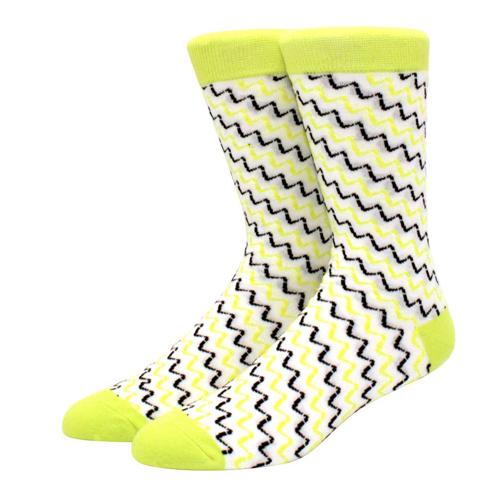 Herr Kammade Bomullsstrumpor Roliga Glad Novelty Långa Crew Strumpor Astronaut Djur Romb Galet Roliga Funky Skateboard Strumpor Färgglada