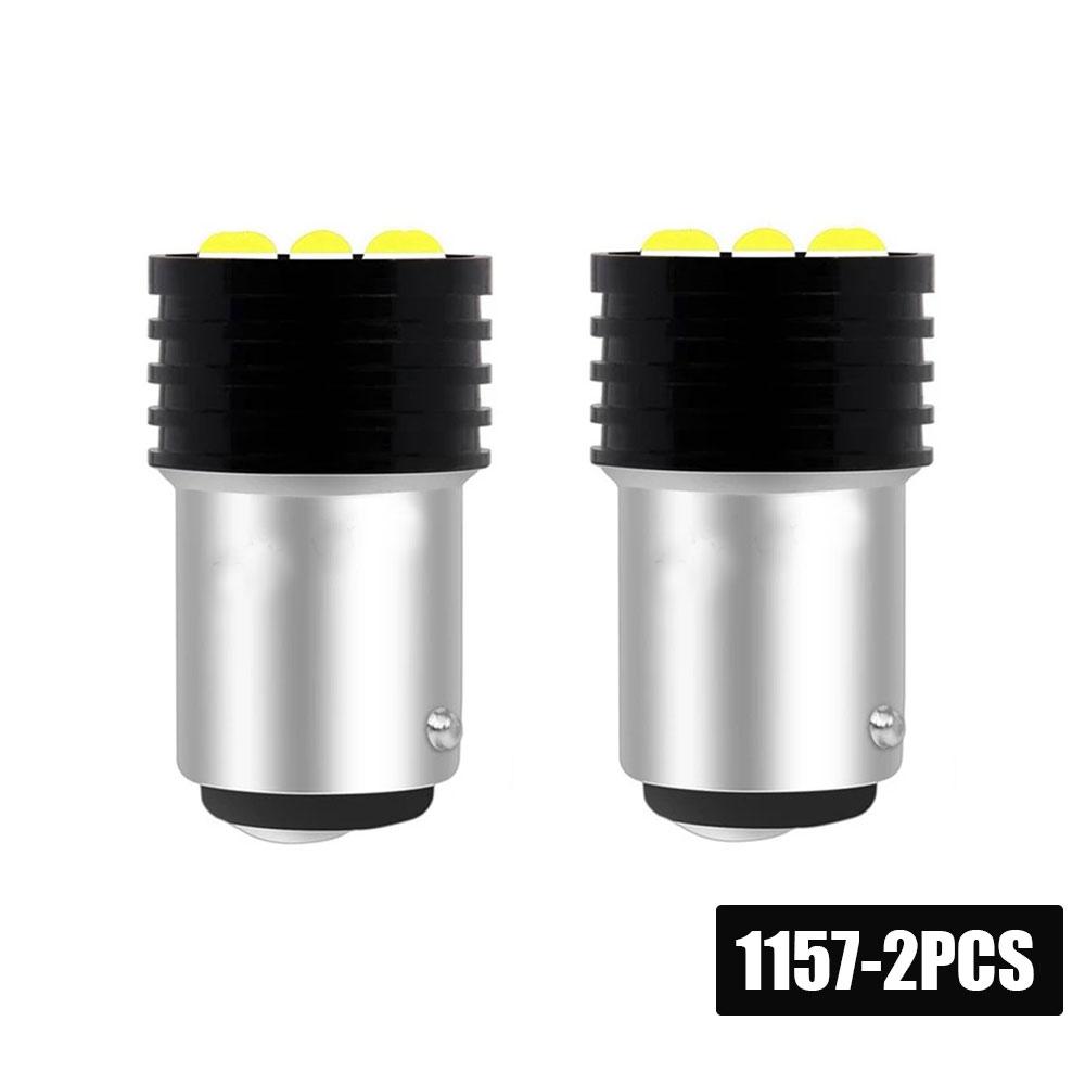 

2 шт. светодиодная лампа автомобильный стоп-сигнал автозапасной фонарь заднего хода сигналы поворота белый красный желтый универсальные автомобильные аксессуары для освещения