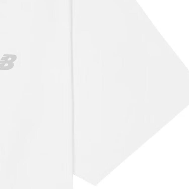 New Balance T Shirts Men's White Crew Neck Moderate MT43213-GYM