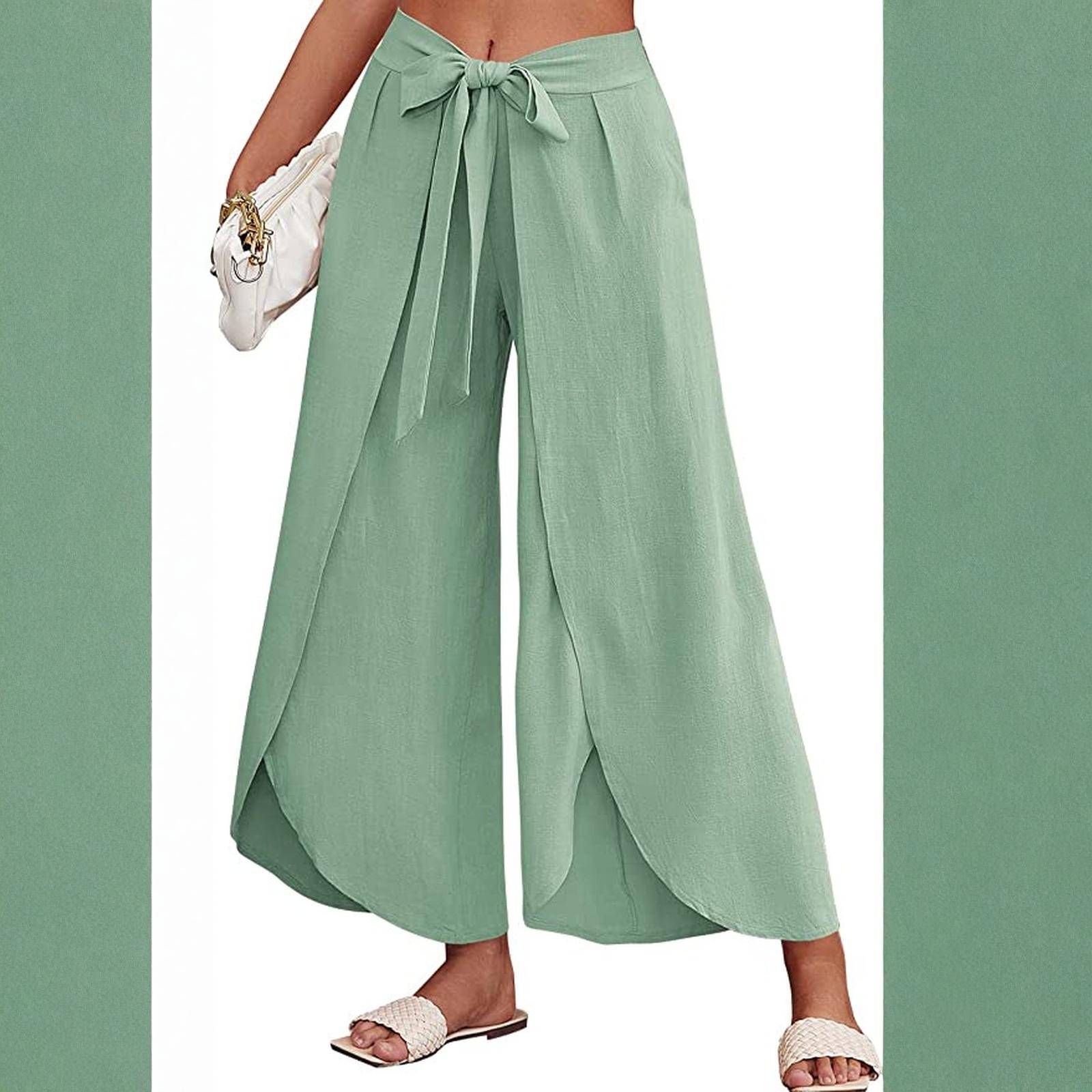 Women s Casual And Fashionable Color Loose Pants XL