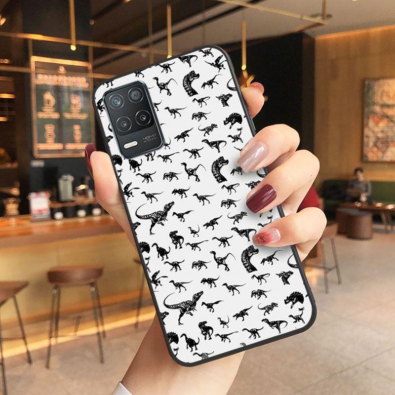 Cover Cartoon Dinosauri guscio Copertura per telefono Per oppo Realme 8Pro 6PRO 6i 7pro 9i 9pro C11 C21Y C21 C25Y C25S C3 Q3S XT Custodie coque