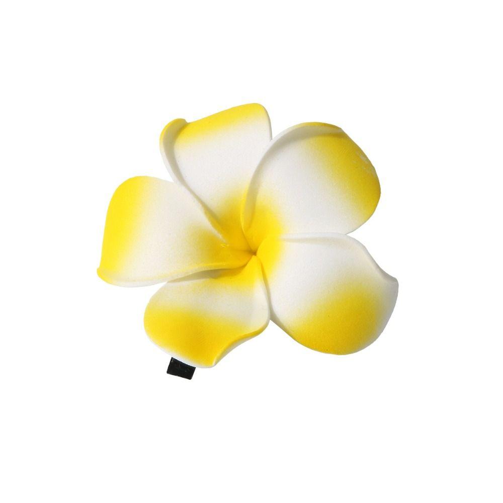Plastic Gradient Flower Hairpins Mid Size Girls Duckbill Clip Cute Flower Hair Clip  Streetwear