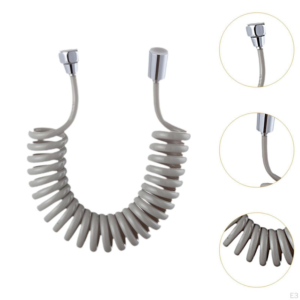 Adjustable Handheld Shower Hose with Spring Design