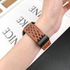 Silicone+Leather Strap For Apple Watch Ultra2 Band 49mm 45mm 41mm 40mm 44mm 42mm Magnetic Bracelet iWatch Series 9 8 7 SE 6 5 4 3