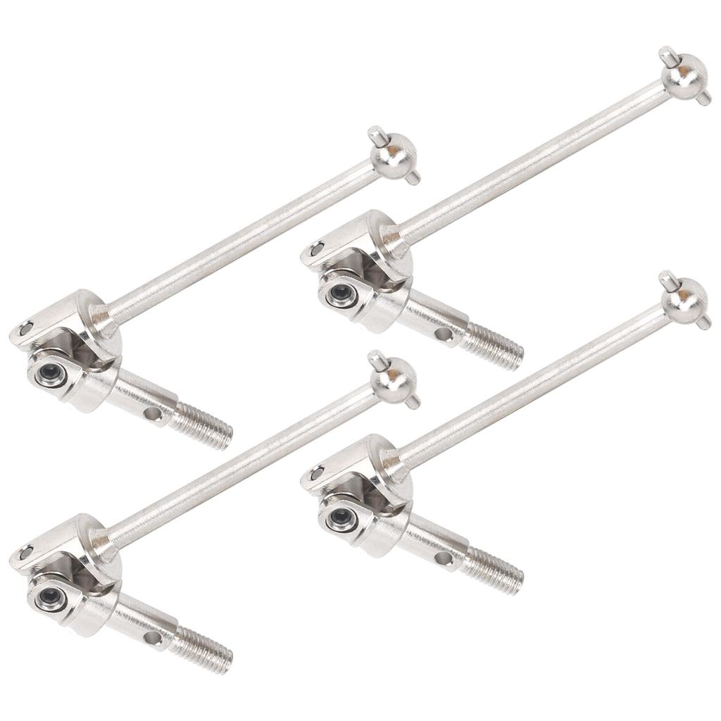 4Pcs Steel CVD Drive Shaft Transmission Axle for HSP 941239410894102 110 RC CarSilver