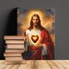 Sacred Heart of Jesus Canvas Wall Art Canvas Painting Creative Poster Prints Living Room Office Home Decor