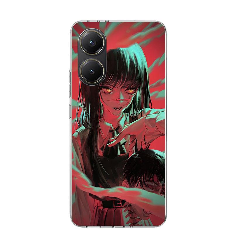 C-Chainsaw Mans Yoru War Devil Phone Case For Xiaomi Poco F7 Ultra X7 X6 Pro X5 Redmi 15 15C 13 13C 12 12C 10 10A 10C 9 9A 9C 9T