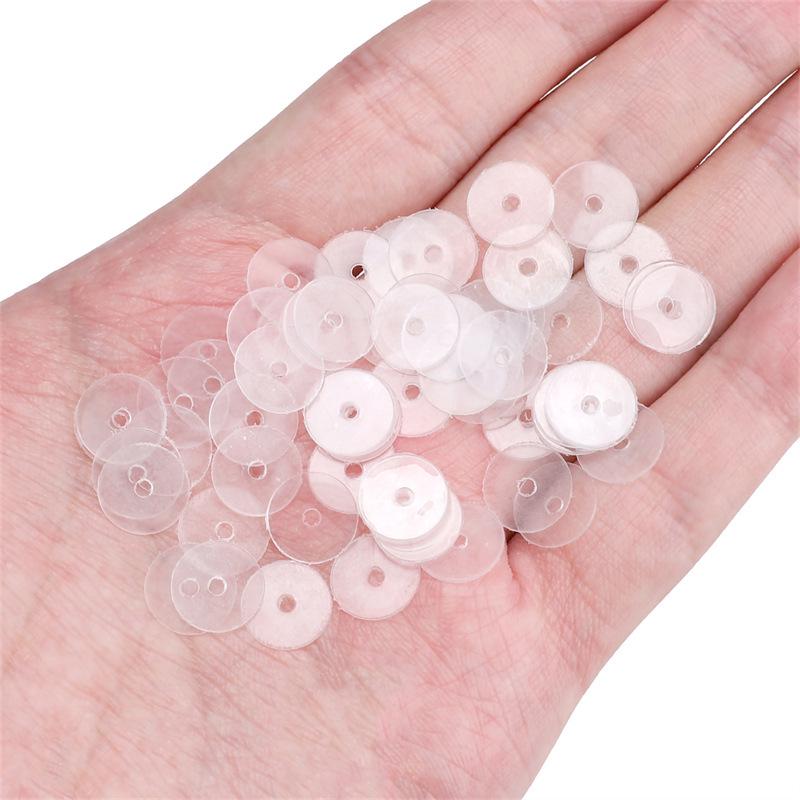 Durable Transparent PP Gasket Beads for DIY Beaded Bracelets