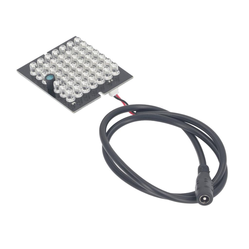 Płytka lampy LED do noktowizji 850nm 48 diod IR Lampa LED doświetlająca Płytka podczerwieni DC12V