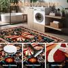 Pink Living Room Carpet Retro Butterfly Floral Print Bedroom Rug Machine Washable Non-slip Coffee Table Sofa Mats Tapis Alfombra