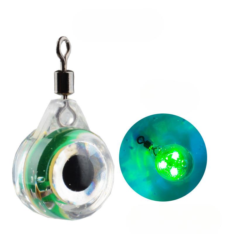 1 ST Fiskeljus Nattfluorescerande Glöd LED Undervattensljus Lure för att locka fisk Lysande Lures