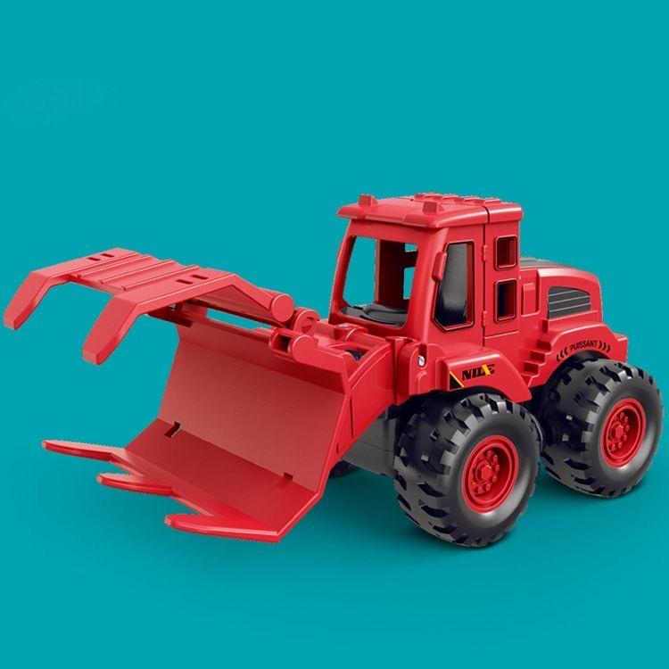 Simulation Engineering Vehicle Toy Sets, Inertial Vehicles, Excavators, Bulldozers, Road Rollers, Claw Machines, Suitable As Gifts F