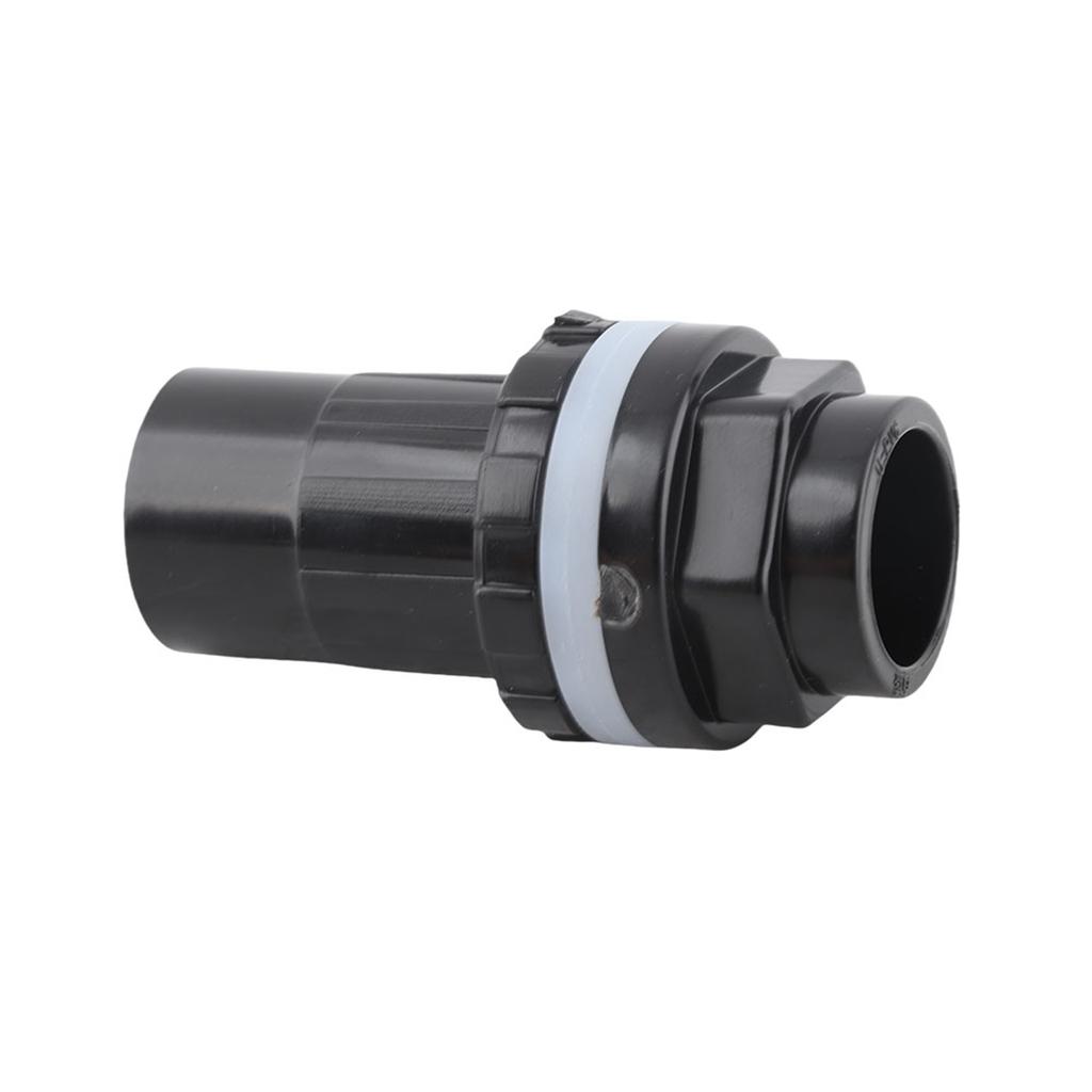 Black PVC 20mm Fish   Aquarium Upper Lower Water Pipe Fittings Connector Joint Accessories Parts
