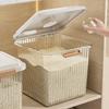 Japanese-Style Moisture-Proof Sealed Rice Storage Container, 10-20 Jin Capacity, Insect-Proof Kitchen Rice and Flour Jar