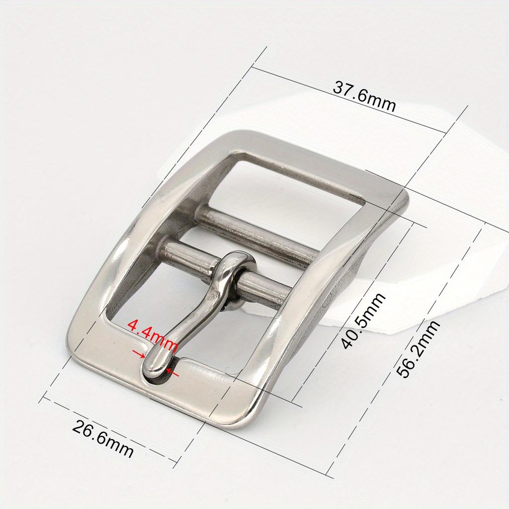 1pc 26mm/38mm Stainless Steel Belt Buckle Adjustable Single Pin Buckle Leathercraft Parts Accessories