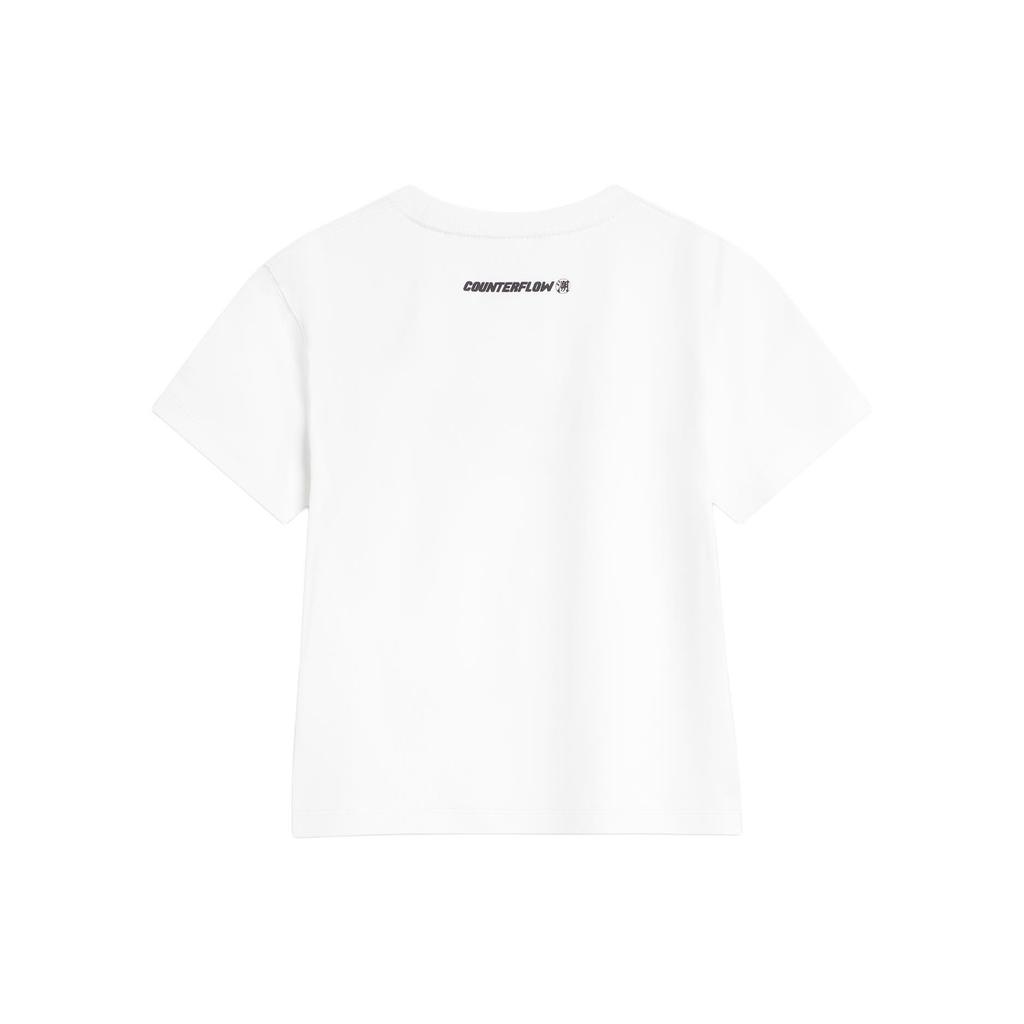 Li Ning CF Letter Print Pullover Round Neck Short Sleeve T-Shirt Women T-Shirts Standard-White ATSU614-1