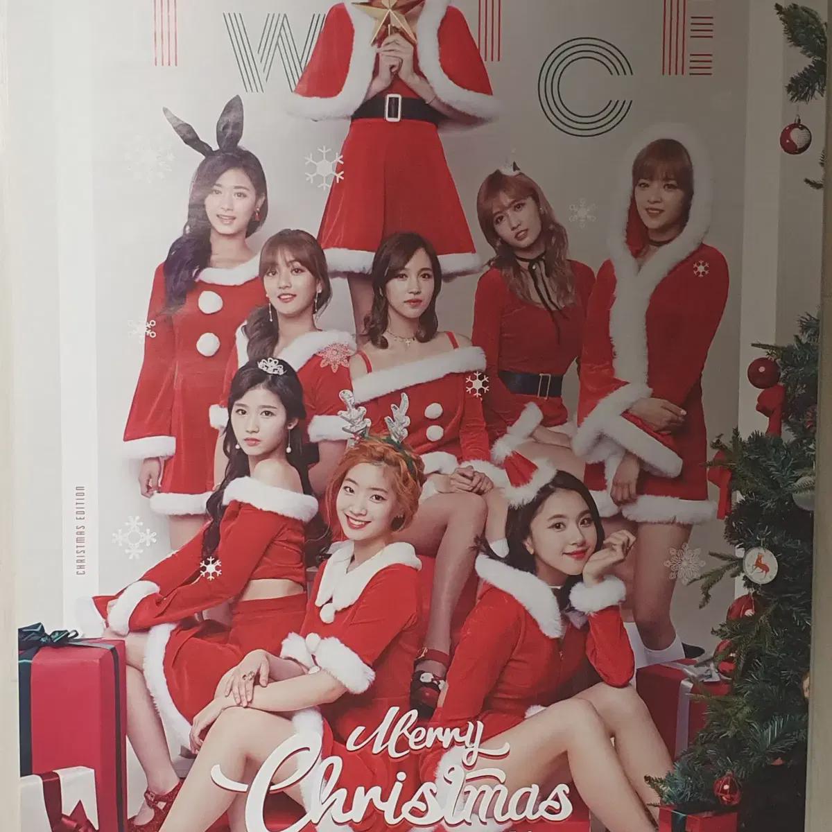 

Twice Christmas Limited Официальный Большой Плакат Новый Продукт