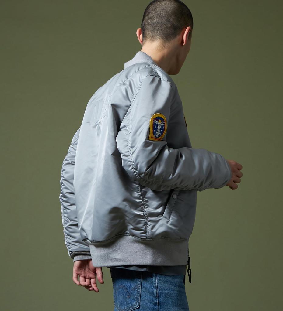 Alpha Industries NASA GEN2 US Spec New Silver Men's MA-1 TA0526-069