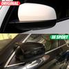 M Style Replacement Rear View Mirror Cap Cover for 2007-2013 BMW X5 E70 X6 E71 Exterior Accessories Tuning Parts, Glossy Black - 1 Pair (Left-Right)
