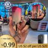För VOLKSWAGEN VW 3 Knappar TPU Smart Bilnyckelfodral Fobskydd För VW Volkswagen Golf 8 Mk8 MK4 2020 2021 GTI GTD R ID3 ID4