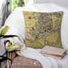 The Realm Of Downtown Toronto Square Pillowcase Polyester Linen Velvet Pattern Zip Decor Pillow Case Home Cushion Cover 45X45