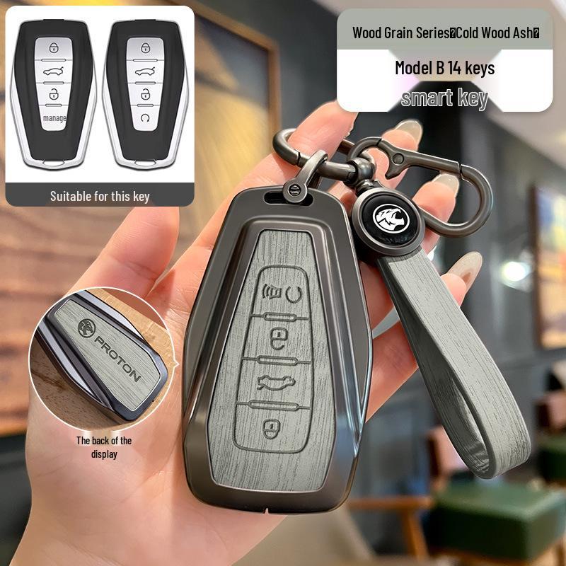 Proton Car Key Covers: Premium Zinc Alloy Case for X50 & X70, Men's & Women's Styles