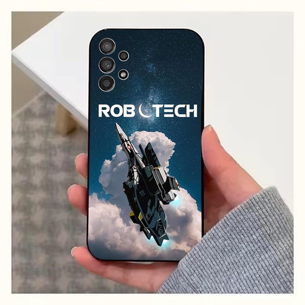 A-Animes R-Robotechs Phone Case For Samsung S25,S24,S23,S22,S20,S21,S10,Ultra,Plus,Lite,FE,Soft Silicone Black Cover