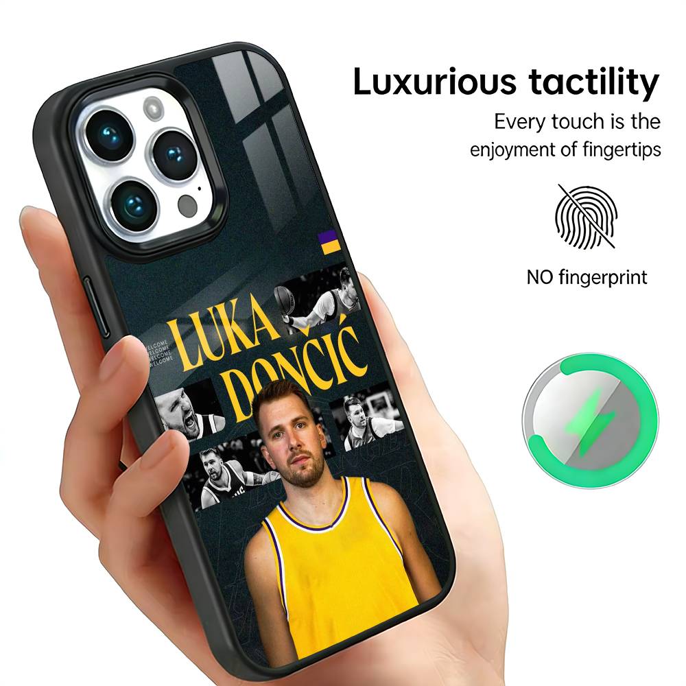 

L-Luka D-Doncic 77 Phone Case For iPhone17,16,15,14,13,12,11 Plus,Pro Max, New Magnetic Wireless Charging iPhone16PRO