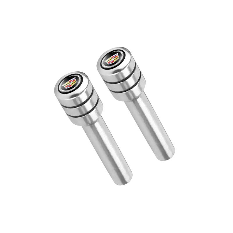 2/4 Stück Auto-Sicherheits-Türverriegelungsstifte Knopf mit Cadillac-Emblem für ESCALADE ATS BLS CT4 CT6 SRX STS XT4 XT5 SLR XT6 XTS Zubehör
