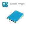A5 Soft Cover Rainbow Edge Cute Notebook - Custom Color Edge Thick Leather Diary