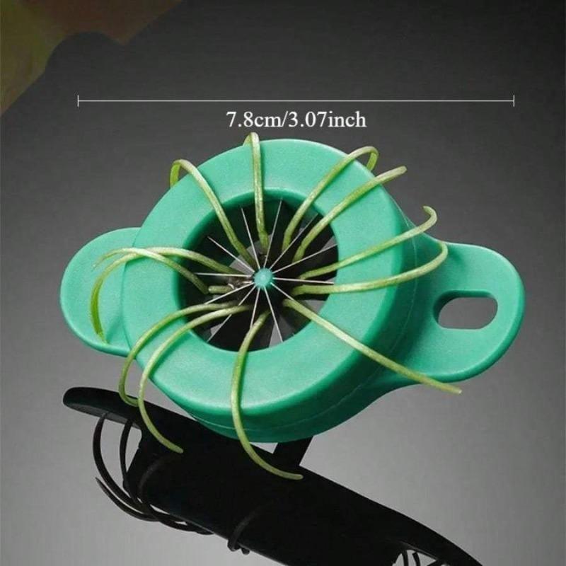 1PC Green Onion Cutter Superfine Onion Flower Cutter Shredded Slicer Graters Easy Manual Vegetable Shredder Mini Accessories