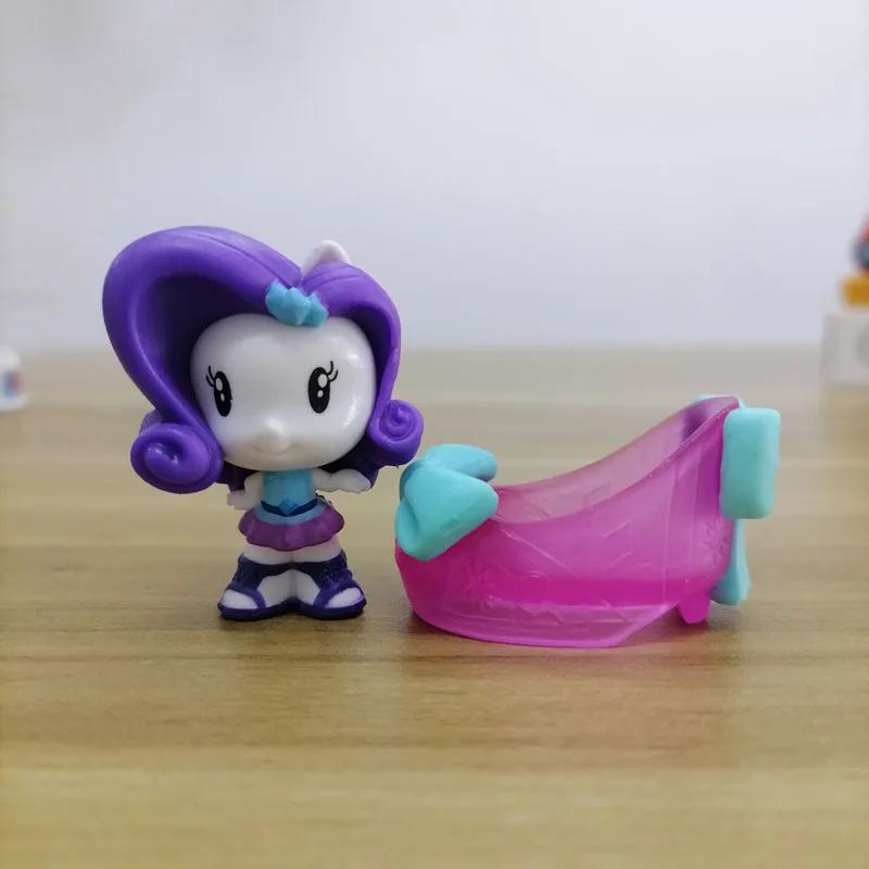 My Little Pony Figurine Applejack Rainbow Dash Rarity Fluttershy Twilight Sparkle Model Plaything Figurine Collect Ornaments