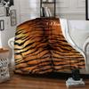 Tiger Print Home Customize Your Name Blankets Soft Cozy Lightweight Blanket For All Seasons Perfect For Picnics Sofa Office Bed Living Room And Ideal