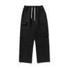 Spring Men's New Retro Casual Outdoor Stitching Loose Straight Pants