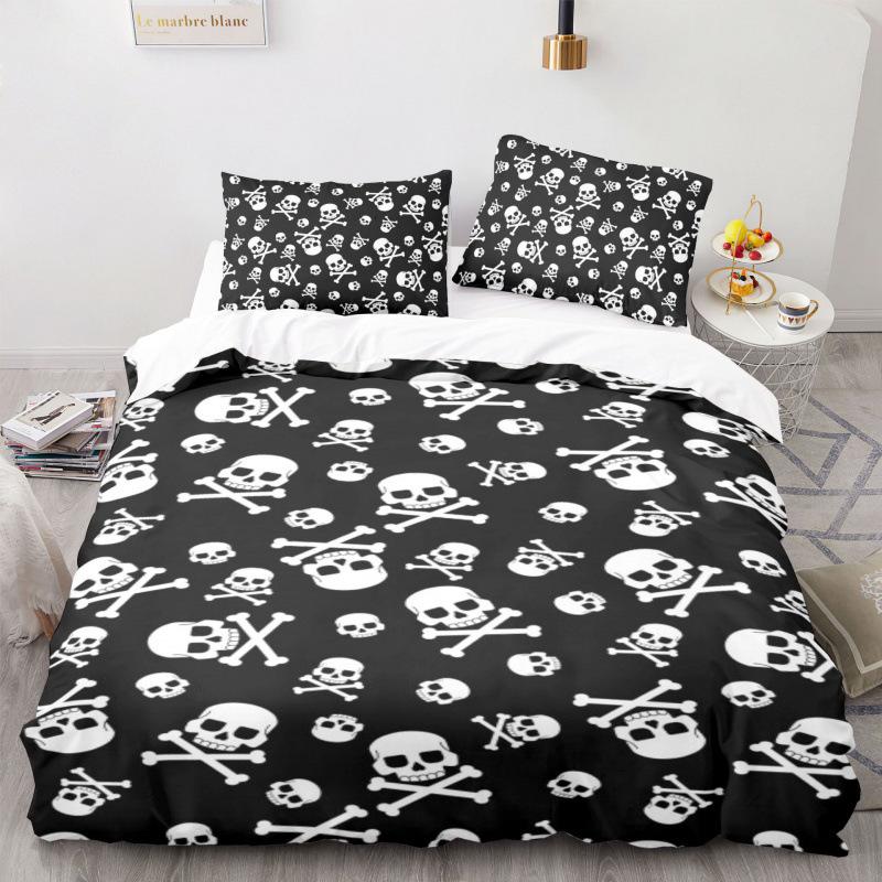 3D Digital Printing Three-Piece Bedding Four-Piece Set 2