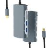 USB C Hub 9 In 1 Docking Station Type C M to PD+USB3.0+USB2.0*2+Card Reader+HD+VGA Support 4K*2K 30Hz Output