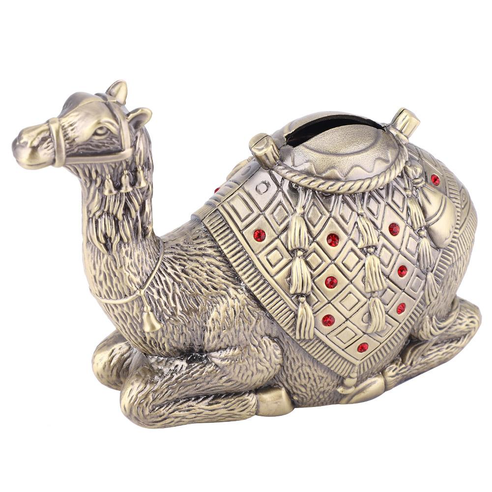 Home Desktop Decoration Camel Shape Coin Bank Craft Money Saving Box