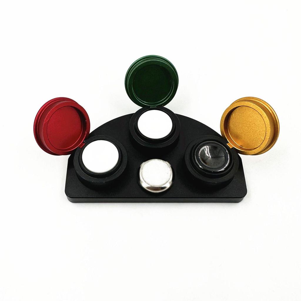 Watch Repair Oil Dish - Ceramic 3-Eye & 4-Eye Oiling Tool Set