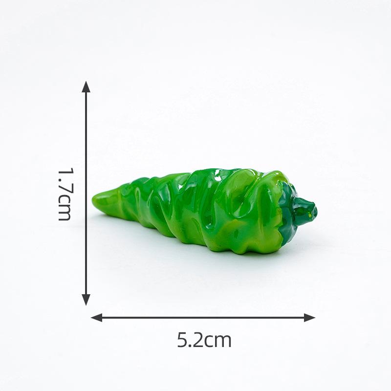 5/10Pcs Simulation Vegetable Small Decorate DIY Photography Landscape Toys Peppers Corn Broccoli Onion Small Vegetable Ornaments